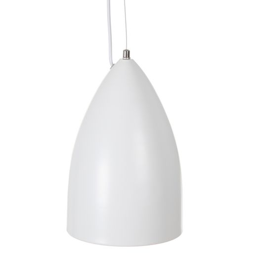 White aluminum ceiling lamp 20 x 20 x 30 cm