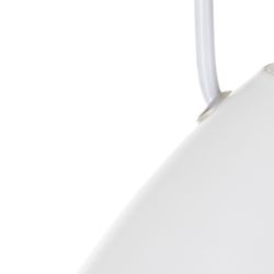 White aluminum ceiling lamp 20 x 20 x 30 cm
