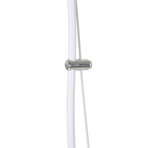 White aluminum ceiling lamp 20 x 20 x 30 cm