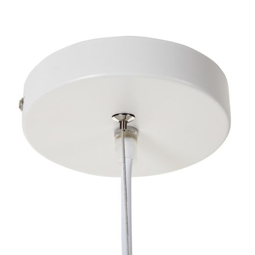 White aluminum ceiling lamp 20 x 20 x 30 cm