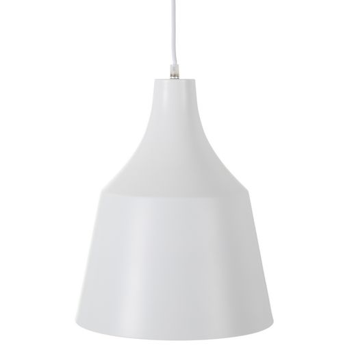 White aluminum ceiling lamp 27 x 27 x 36 cm