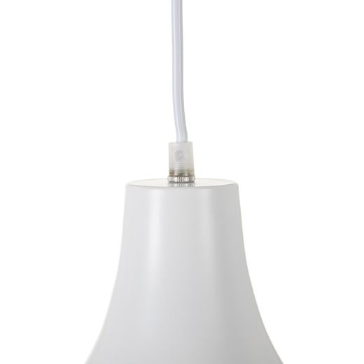 White aluminum ceiling lamp 27 x 27 x 36 cm