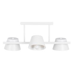 White metal ceiling lamp, lighting, 62.50 x 38 x 27.50 cm