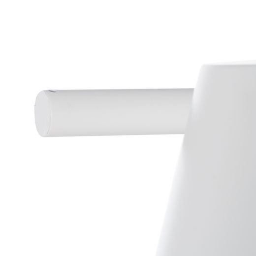 White metal ceiling lamp, lighting, 62.50 x 38 x 27.50 cm