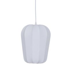 White fabric ceiling lamp 25 x 25 x 36 cm