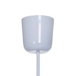 White fabric ceiling lamp 25 x 25 x 36 cm