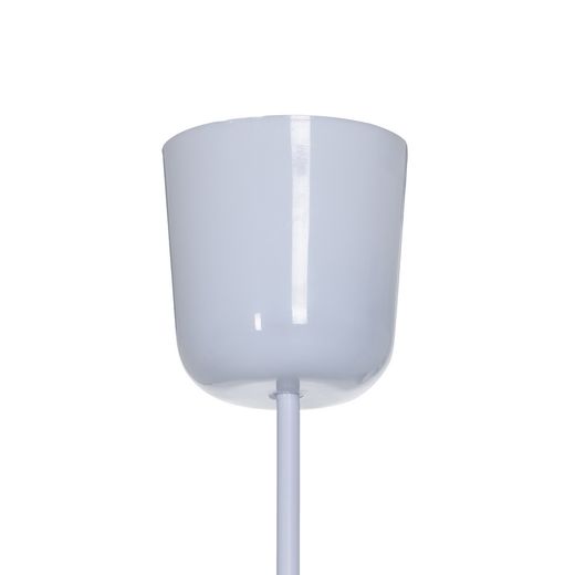 Plafonnier en tissu blanc 33 x 33 x 47 cm