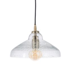 Crystal/metal ceiling lamp, lighting, 29 x 29 x 24 cm