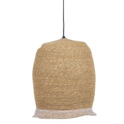 Natural fiber ceiling lamp, lighting 30 x 30 x 35 cm