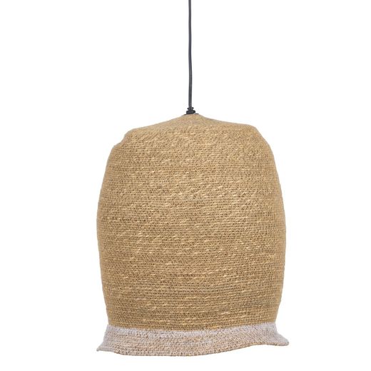 Natural fiber ceiling lamp, lighting 30 x 30 x 35 cm