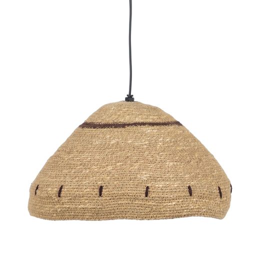 Natural fiber ceiling lamp, lighting 32 x 32 x 18 cm