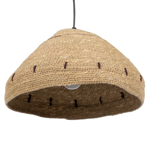 Natural fiber ceiling lamp, lighting 32 x 32 x 18 cm