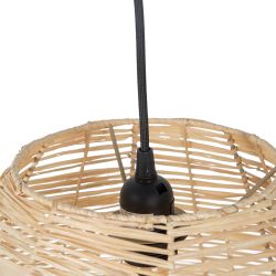 Natural fiber ceiling lamp, lighting 43 x 43 x 49 cm