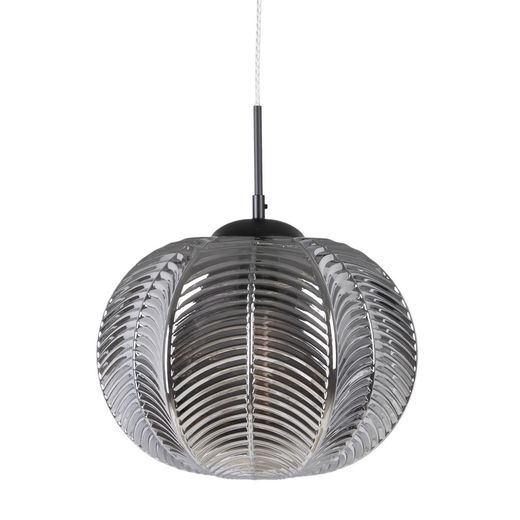 Grey crystal ceiling lamp, lighting, 34.50 x 34.50 x 130 cm