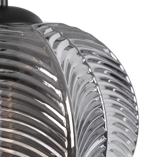 Grey crystal ceiling lamp, lighting, 34.50 x 34.50 x 130 cm