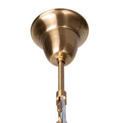 Grey crystal ceiling lamp, lighting 53 x 53 x 76 cm