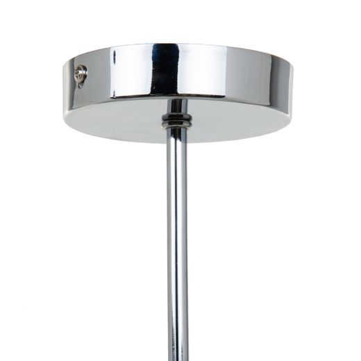 Grey metal ceiling lamp, decorative, 44 x 44 x 65 cm