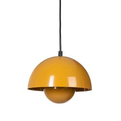 Orange metal ceiling lamp 20 x 20 x 15 cm