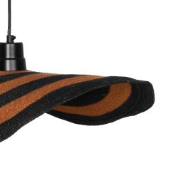 Orange-black ceiling lamp 60 x 60 x 7 cm