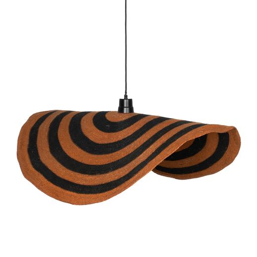 Orange-black ceiling lamp 94 x 94 x 7 cm