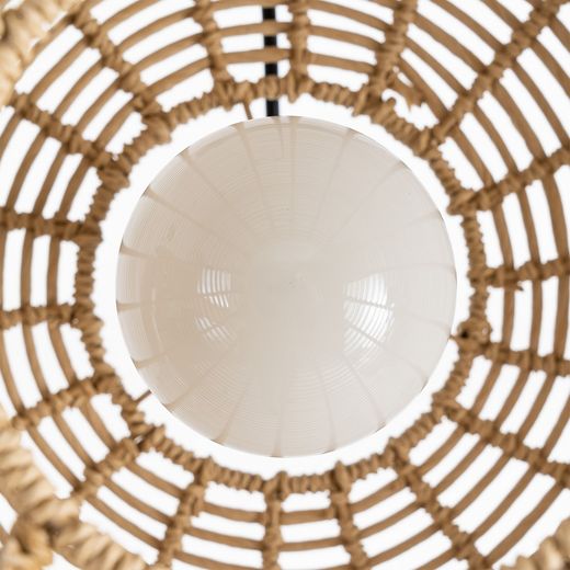 Natural paper rope ceiling lamp 41 x 41 x 26.50 cm