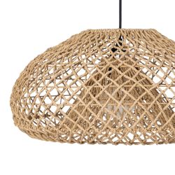 Natural paper rope ceiling lamp 45 x 45 x 22 cm