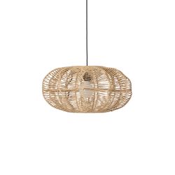 Natural paper rope ceiling lamp 50 x 40 x 25 cm