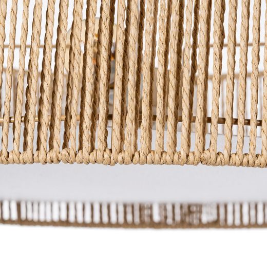 Natural paper rope ceiling lamp 52 x 52 x 15.50 cm