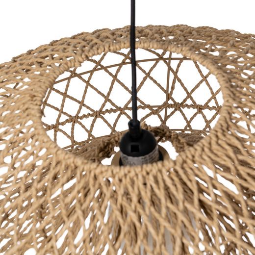 Natural paper rope ceiling lamp 60 x 60 x 27.50 cm