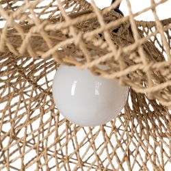 Natural paper rope ceiling lamp 60 x 60 x 27.50 cm