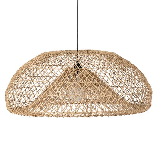 Natural paper rope ceiling lamp 81 x 81 x 32 cm