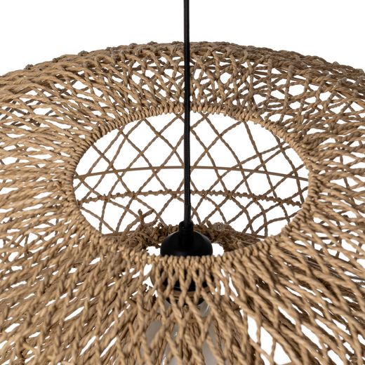 Natural paper rope ceiling lamp 81 x 81 x 32 cm