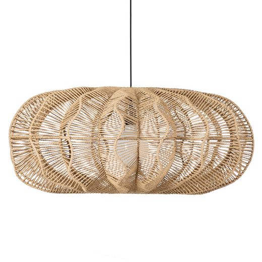 Natural paper rope ceiling lamp 89 x 70.50 x 37.50 cm