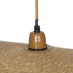 Natural fiber ceiling lamp 45 x 45 x 6 cm