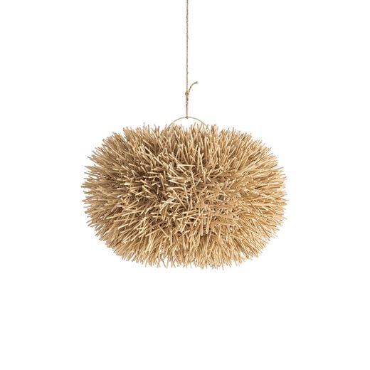 Natural rattan ceiling lamp, lighting 50 x 50 x 33 cm