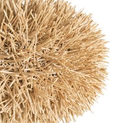 Natural rattan ceiling lamp, lighting, 70 x 70 x 45 cm