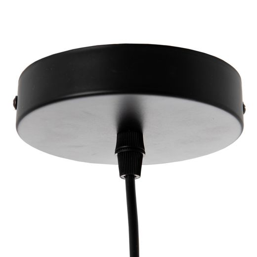 Black and copper metal ceiling lamp 15 x 15 x 30 cm