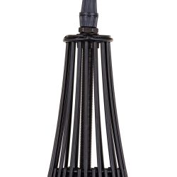 Black iron ceiling lamp, lighting, 30 x 30 x 45 cm
