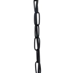Schwarze Deckenleuchte aus Metall und Glas, 35 x 35 x 72 cm