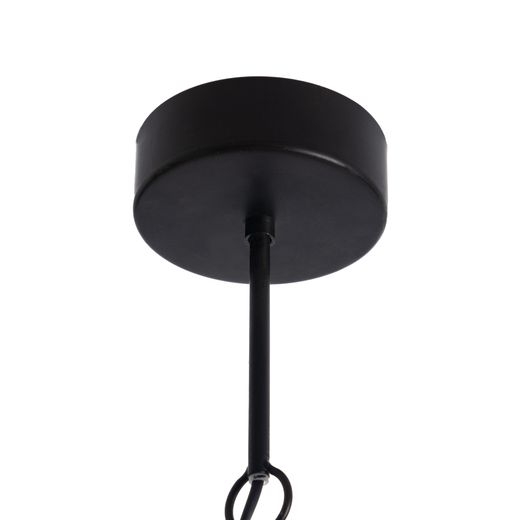 Black metal ceiling lamp, lighting, 35 x 35 x 31 cm