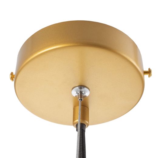 Gold crystal/metal ceiling lamp 22 x 22 x 120 cm