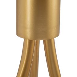 Gold crystal/metal ceiling lamp 22 x 22 x 120 cm