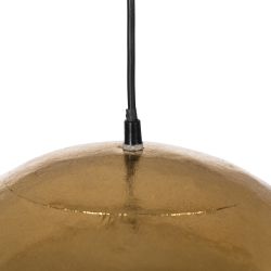 Goldfarbene Metall-Deckenleuchte, 31,50 x 31,50 x 26 cm