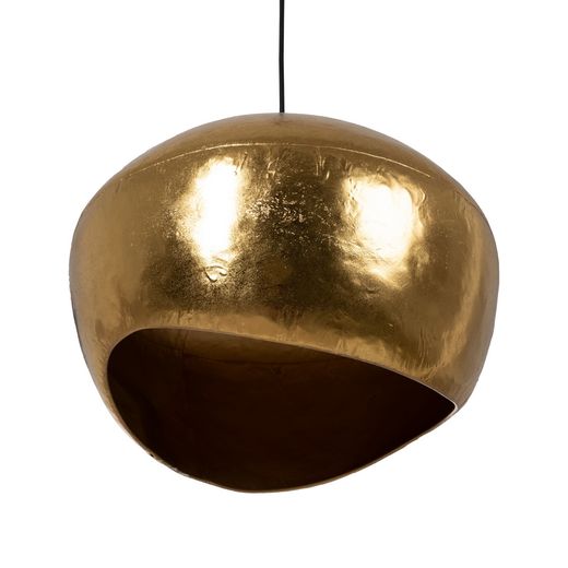Goldene Metall-Deckenleuchte 38 x 38 x 30 cm