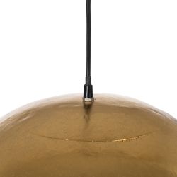 Goldene Metall-Deckenleuchte 38 x 38 x 30 cm