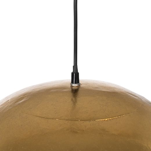 Goldene Metall-Deckenleuchte 38 x 38 x 30 cm