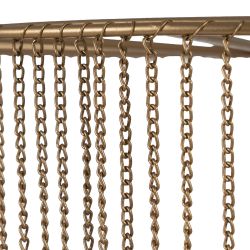 Gold metal ceiling lamp 60 x 60 x 80 cm