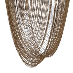 Gold metal ceiling lamp 60 x 60 x 80 cm
