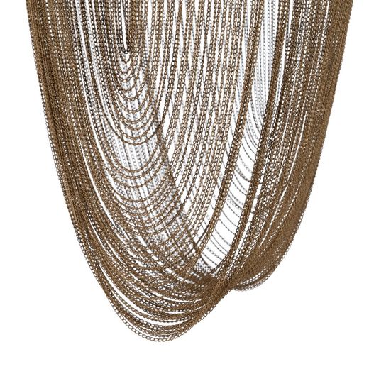 Gold metal ceiling lamp 60 x 60 x 80 cm
