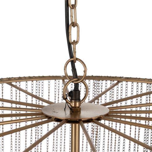 Gold metal ceiling lamp 60 x 60 x 80 cm